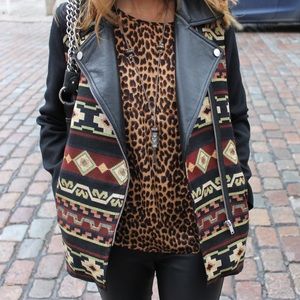zara aztec jacket